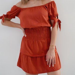 2/$20 Cute Orange Date Dress!